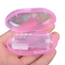 Escova de Dentes Dedeira Pet Silicone Limpeza de Tártaro e Mau Hálito