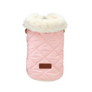 Jaqueta Puff Pet com Gola Aveludada.