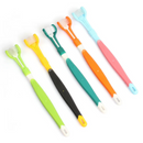 Escova de Dente Pet com 3 Pontas para Limpeza de Gengiva