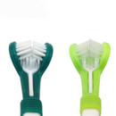 Escova de Dente Pet com 3 Pontas para Limpeza de Gengiva