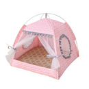 Cama Tenda Cabaninha Pet com Rede