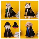 Fantasia Halloween Pet Capa Harry Potter para Cachorros e Gatos