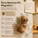 Porta Memórias Pet Magnético – Cápsula Decorativa para Pelinhos de Gatos e Cachorros