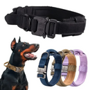 Coleira Tática para Cães de Médio e Grande Porte Resistente para Treinamento