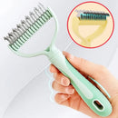 Escova Removedora de Pelos e Desembaraçadora Premium Dupla Face para Cães e Gatos
