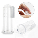 Escova de Dentes Dedeira Pet Silicone Limpeza de Tártaro e Mau Hálito
