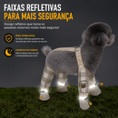 Macacão Impermeável para Cachorro com Proteção Total para as Patas Antiderrapante e Refletivo