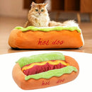 Cama Pet Hot Dog Ultra Macia e Lavável para Cães e Gatos Confortável