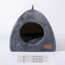 Cama Toca Ninho Triangular Quente e Aconchegante para Gatos e Cães