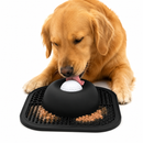 Comedouro Interativo Slow Feed com Bola Rolante e Tapete de Lamber para Cães e Gatos