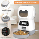 Alimentador Comedouro Pet Automático Inteligente Programável para Cães e Gatos