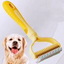 Escova Removedora de Pelos e Desembaraçadora Premium Dupla Face para Cães e Gatos