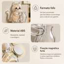Porta Memórias Pet Magnético – Cápsula Decorativa para Pelinhos de Gatos e Cachorros