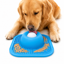 Comedouro Interativo Slow Feed com Bola Rolante e Tapete de Lamber para Cães e Gatos