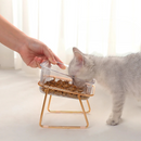 Conjunto Bebedouro e Comedouro de Acrílico para Cães e Gatos