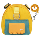 Mochila Pet com Argola e Guia para Passeios Coleira Mochila Multifuncional