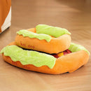 Cama Pet Hot Dog Ultra Macia e Lavável para Cães e Gatos Confortável