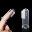 Escova de Dentes Dedeira Pet Silicone Limpeza de Tártaro e Mau Hálito
