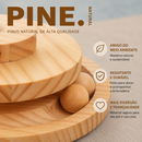 Brinquedo Interativo para Gatos CatSpring Torre de Enriquecimento com Mola, Dispenser de Petiscos e Base Giratória em Madeira
