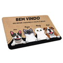 Tapete Capacho Personalizado com Nome e Imagem Pet