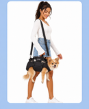 Mochila Canguru Ergonômica para Cães e Gatos Transporte Frontal com Suporte e Alças Ajustáveis