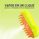 Escova a Vapor para Massagem e Remoção de Pelos