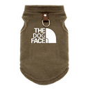 Colete Jaqueta Pet The Dog Face Flanelada Acolchoada