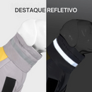 Jaqueta Impermeável Colar Alto para Cachorros