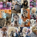 Vestido Pet Clássico Xadrez Jardineira Festa Junina para Cachorros
