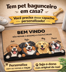 Tapete Capacho Personalizado com Nome e Imagem Pet