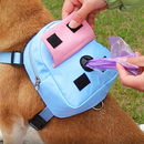 Mochila Pet com Argola e Guia para Passeios Coleira Mochila Multifuncional