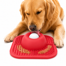 Comedouro Interativo Slow Feed com Bola Rolante e Tapete de Lamber para Cães e Gatos