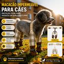 Macacão Impermeável para Cachorro com Proteção Total para as Patas Antiderrapante e Refletivo