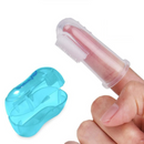 Escova de Dentes Dedeira Pet Silicone Limpeza de Tártaro e Mau Hálito