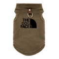Colete Jaqueta Pet The Dog Face Flanelada Acolchoada