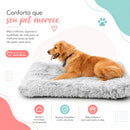 PlushConfort: Cama para Cães e Gatos Ultra Macia