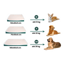 Colchão Cama Pet Lavável Impermeável com Espuma de Alta Densidade