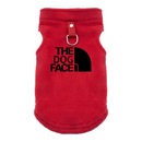 Colete Jaqueta Pet The Dog Face Flanelada Acolchoada