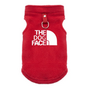 Colete Jaqueta Pet The Dog Face Flanelada Acolchoada