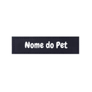 Tag Patch de Identificação K9 para Coleira Peitoral Personalizada 2 Unidades
