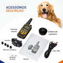 Coleira Elétrica Anti Latido e Vibração para Treinamento Adestramento de Cachorros