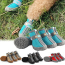 Botas Antiderrapantes para Cães Premium Proteção para Patas com Solado Grosso e Respirável (Kit com 4 Unidades)