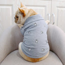 Roupinha Pet Gola Polo com Botões para Pug e Buldogue