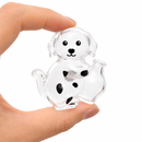 Porta Memórias Pet Magnético – Cápsula Decorativa para Pelinhos de Gatos e Cachorros