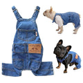 Macacão Jeans Estilo Jardineiro para Pets