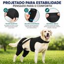 Colete Ortopédico para Cães com Suporte de Quadril e Joelho para Recuperação e Mobilidade
