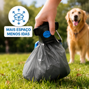 Coletor Higiênico Portátil para Fezes de Cachorro com Porta-Sacos Integrado