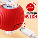 Bola Inteligente Interativa Recarregável para Gatos com Movimento Automático
