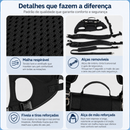 Mochila Canguru Ergonômica para Cães e Gatos Transporte Frontal com Suporte e Alças Ajustáveis