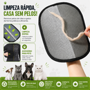 Luva Removedora de Pelos Pet Reutilizável Remove Pelos de Sofás, Roupas, Cama e Estofados